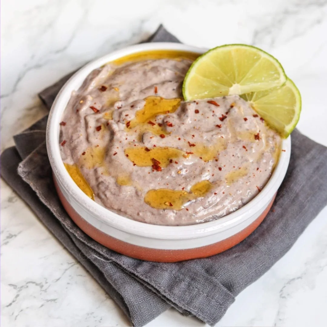 Black bean hummus | Eat Shed Glow® plant-based savory snack