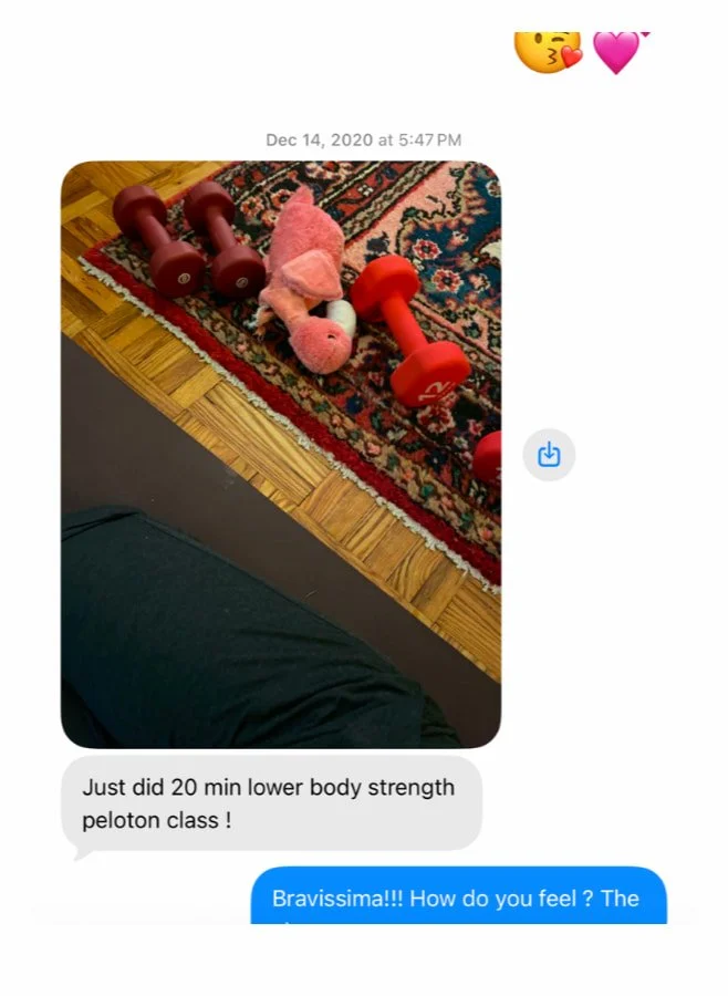 Testimonial about weight loss without restriction or dieting