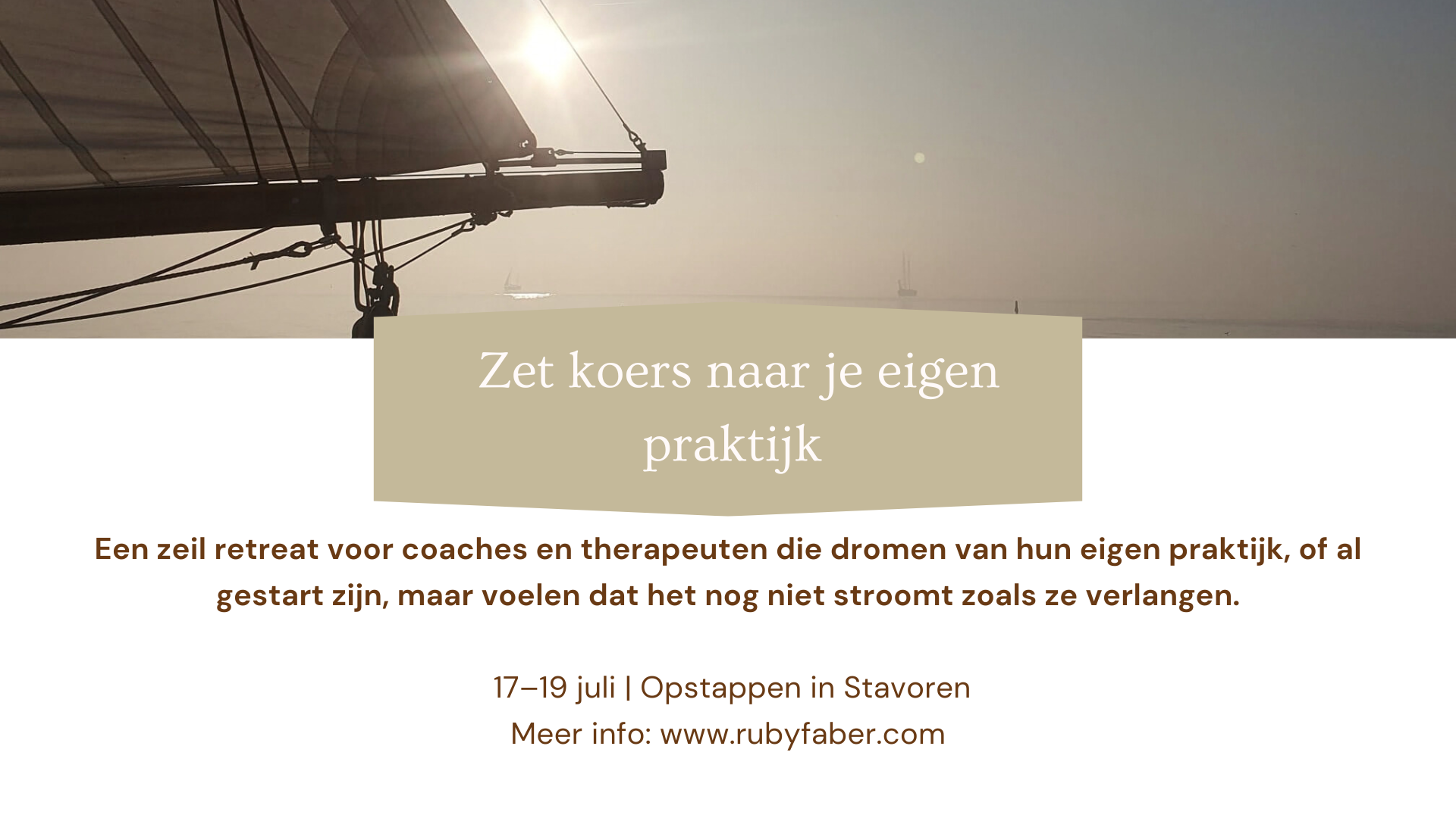 Zet koers naar je eigen praktijk