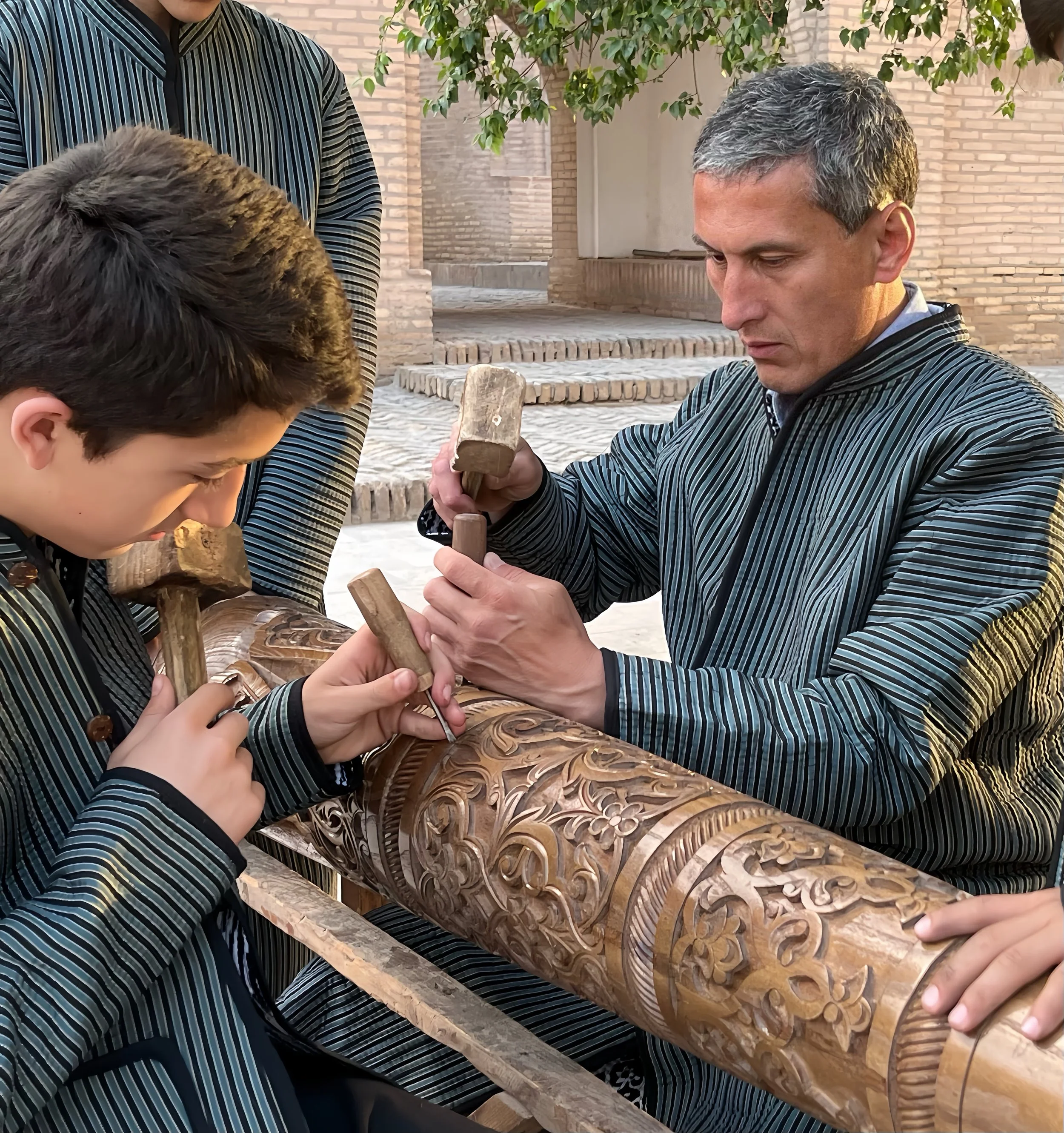 Woodcarving in Uzbekistan