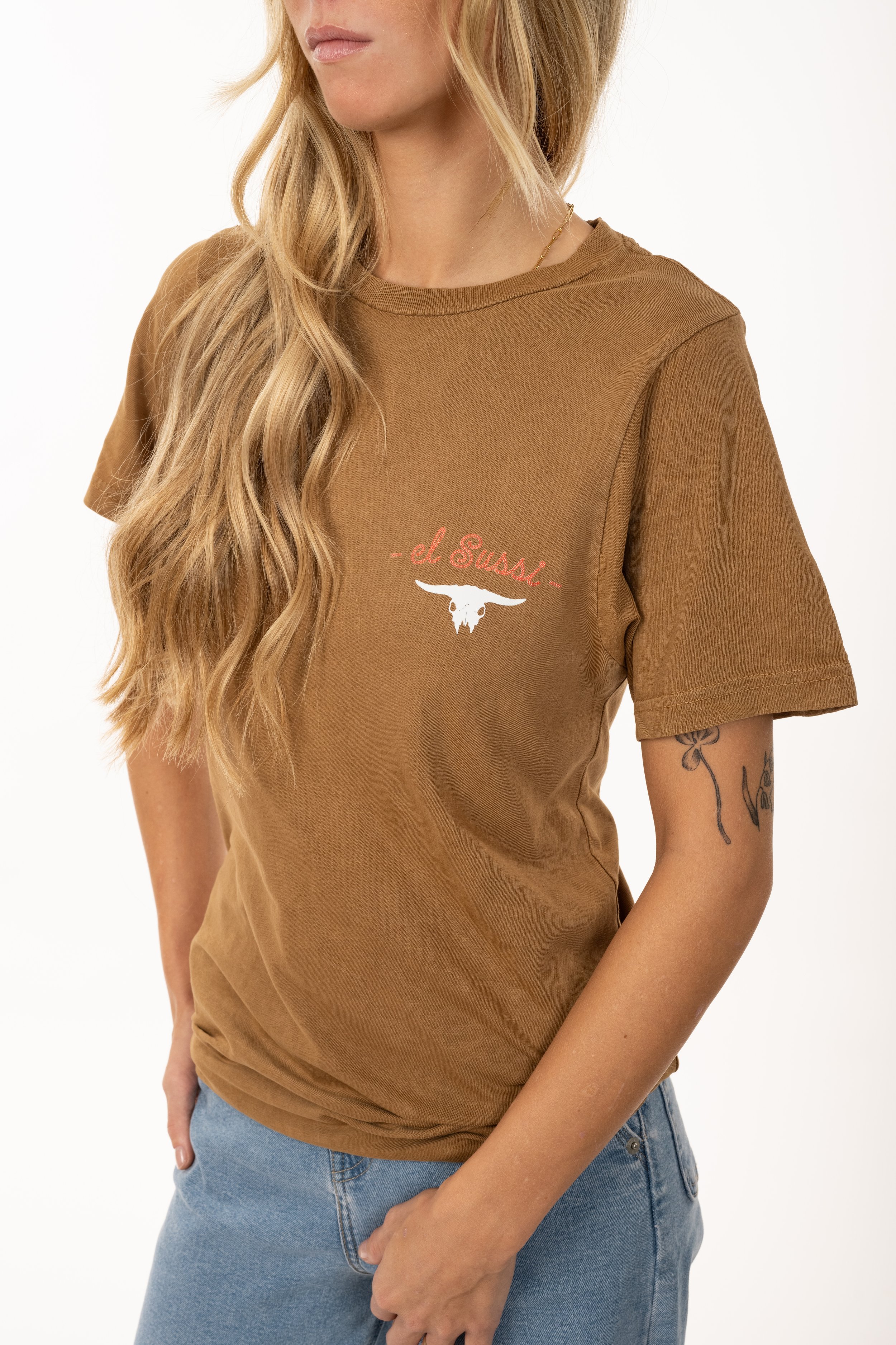 Roundup Tee - Tobacco