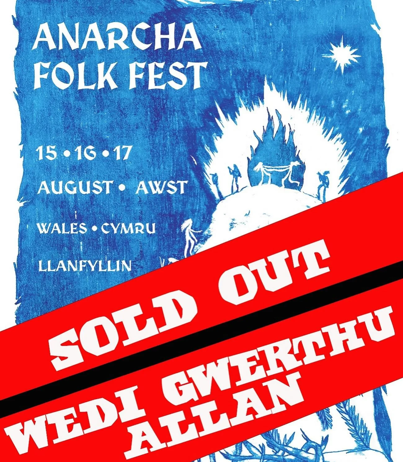 ANARCHA FOLK FEST 2025 IS OFFICIALLY SOLD OUT - there are no walk-ups available. Please do not come if you don’t have a ticket, as we have hit capacity and have a strict license. ✨ Thank you everyone for your support ✨
Mae ANARCHA FOLK FEST 20