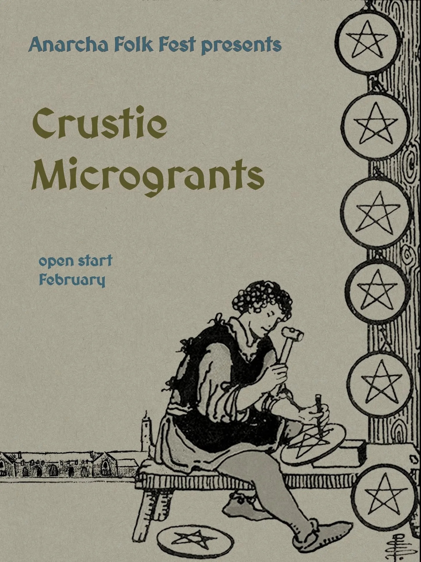 Hi everyone, hopefully you've all been slumbering quietly through the Winter months, waiting to put out Spring leaves! 

On the matter of encouraging Spring growth, we have decided to create a crusty micro-grants scheme to redistribute some of the un