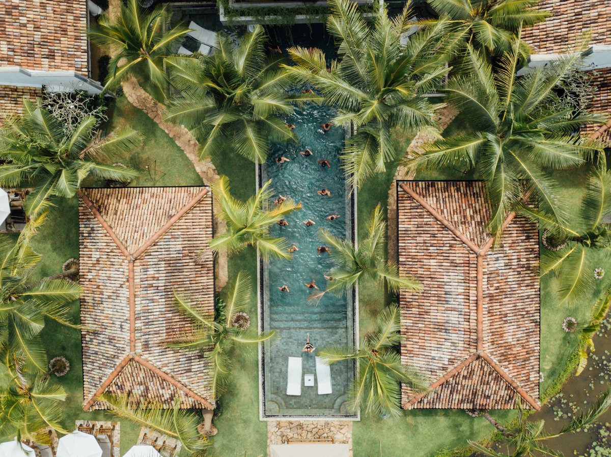 Luxury yoga, wellness and Ayurveda retreats in Sri lanka Ahangama, Nirbana Retreat, March 3-9 2025, swimming pool, retreat centre, community, relaxing
