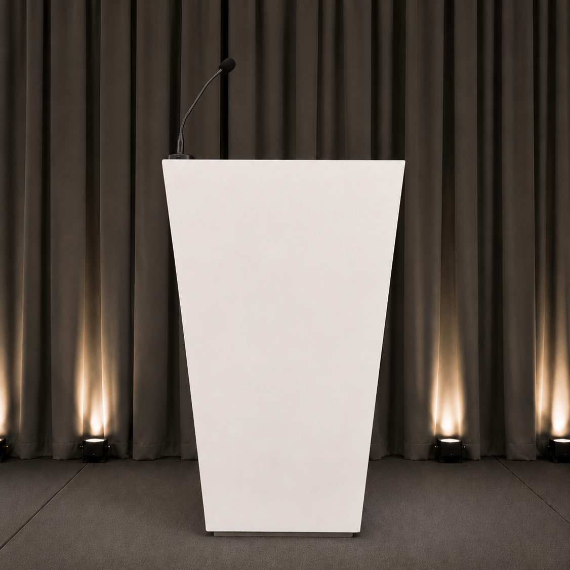 WHITE KEYNOTE LECTERN