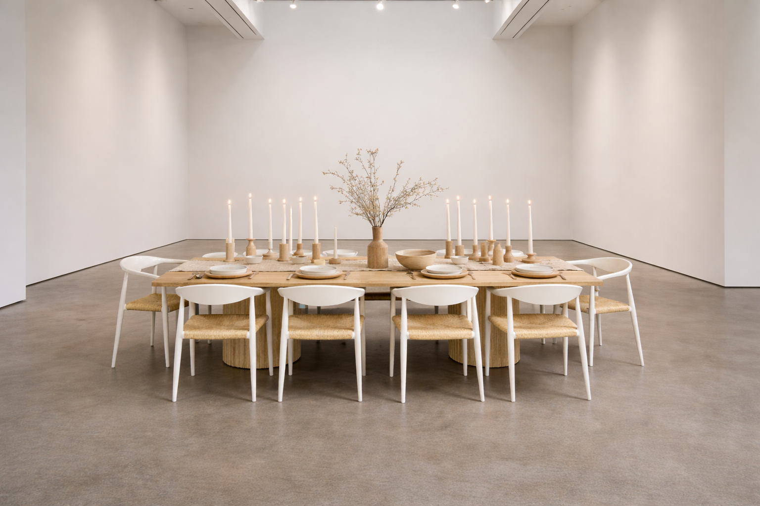 BIRCH PLY RECTANGULAR DINING TABLE