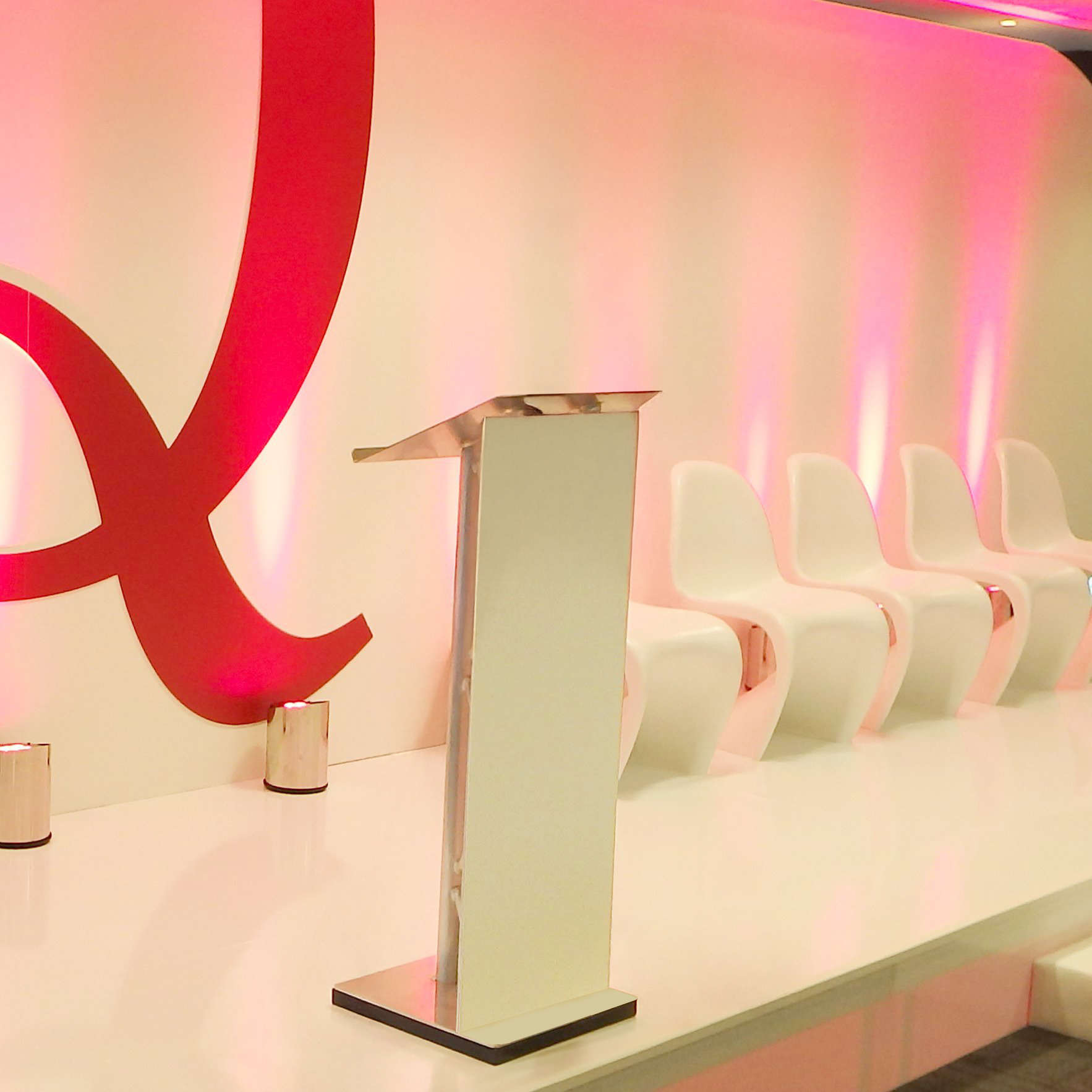 SILVER TRUSS LECTERN