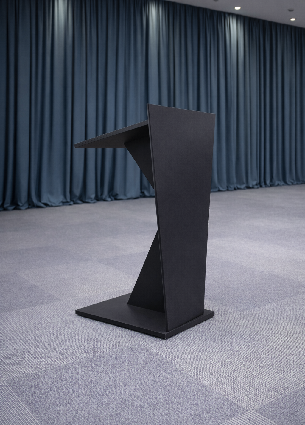 BLACK KEYNOTE LECTERN