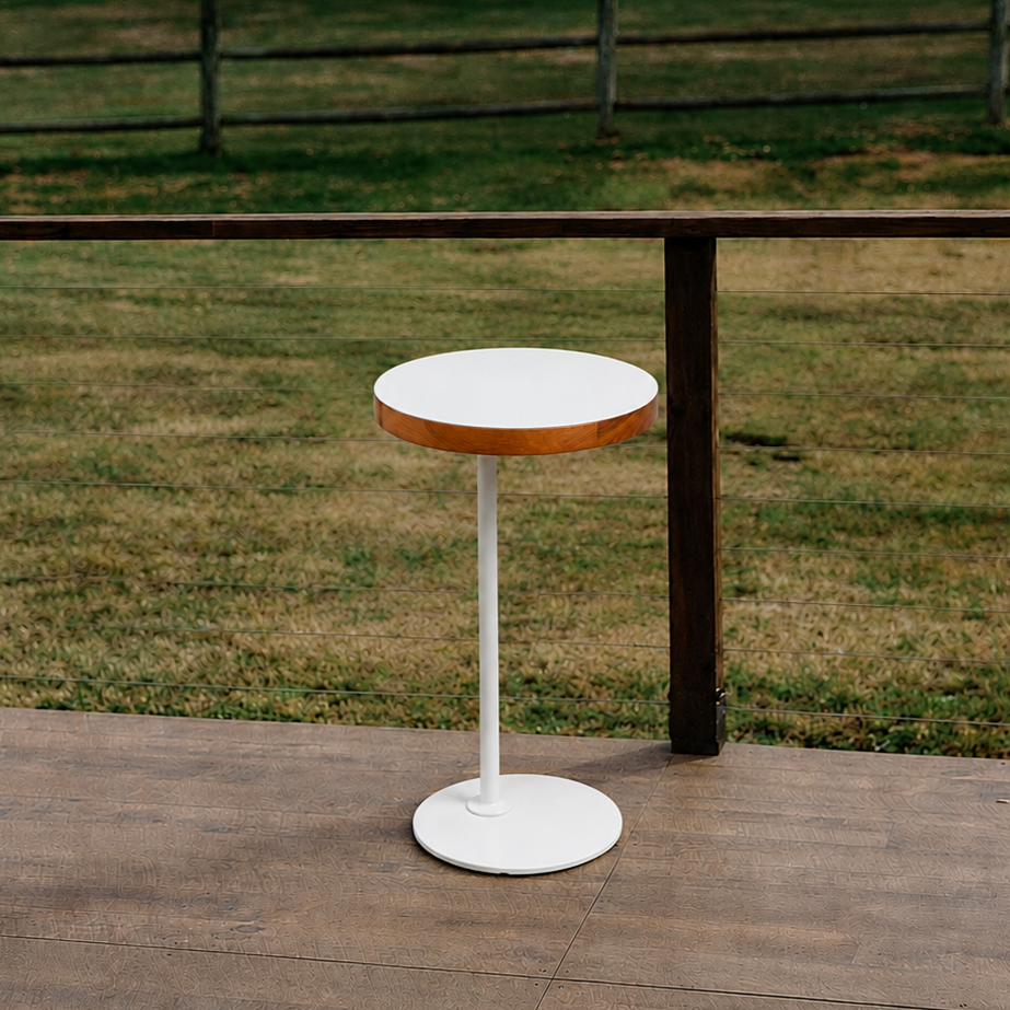 WHITE SIDE TABLE