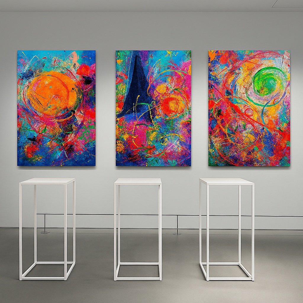 WHITE METAL HIGH TABLE