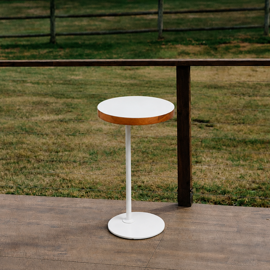 WHITE SIDE TABLE