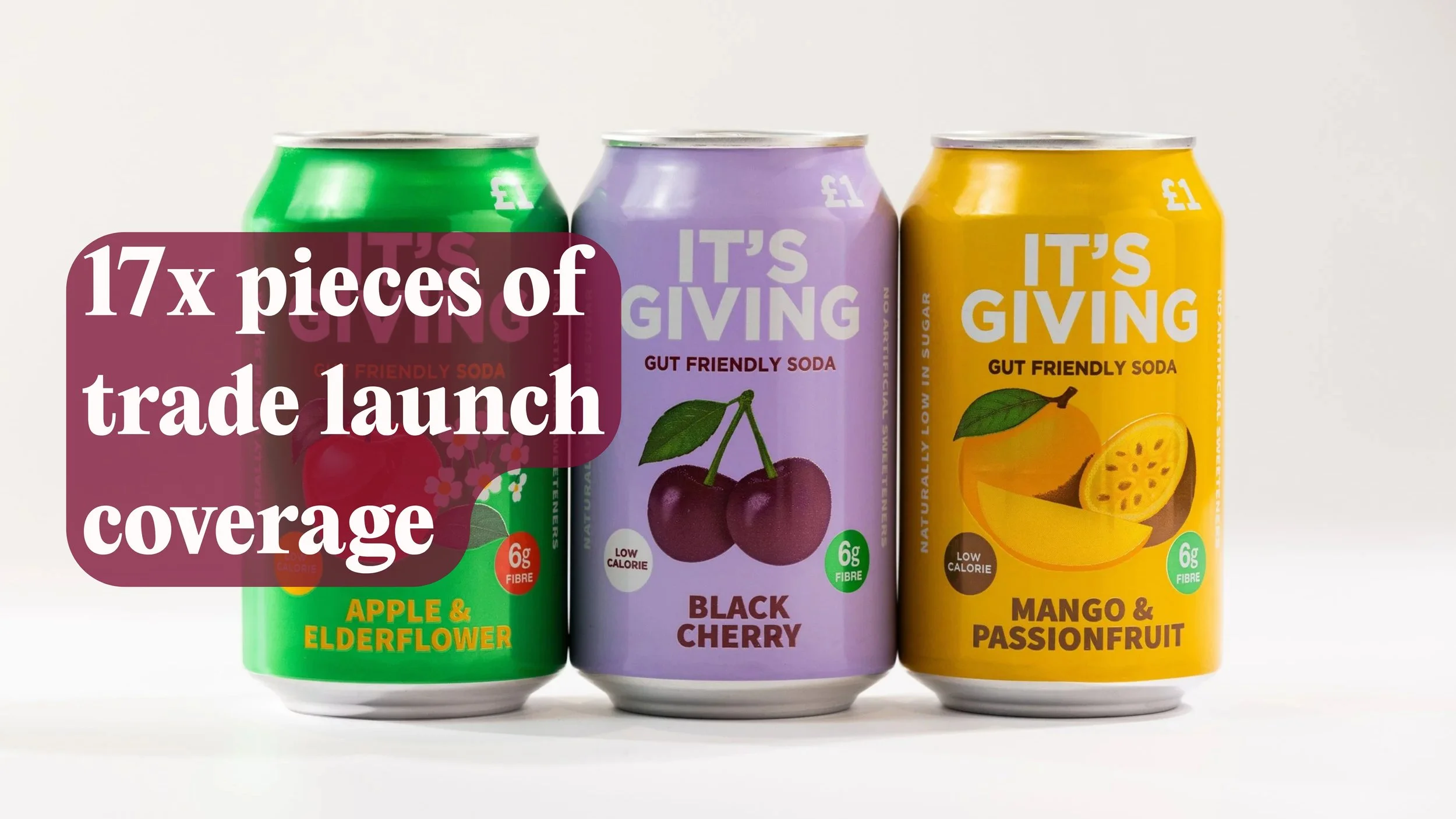 It's Giving - Functional Soft drink trade launch case study