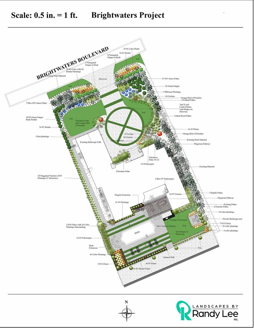 Exterior and Landscape Design Plans in Tampa Bay Florida — Landscapes ...
