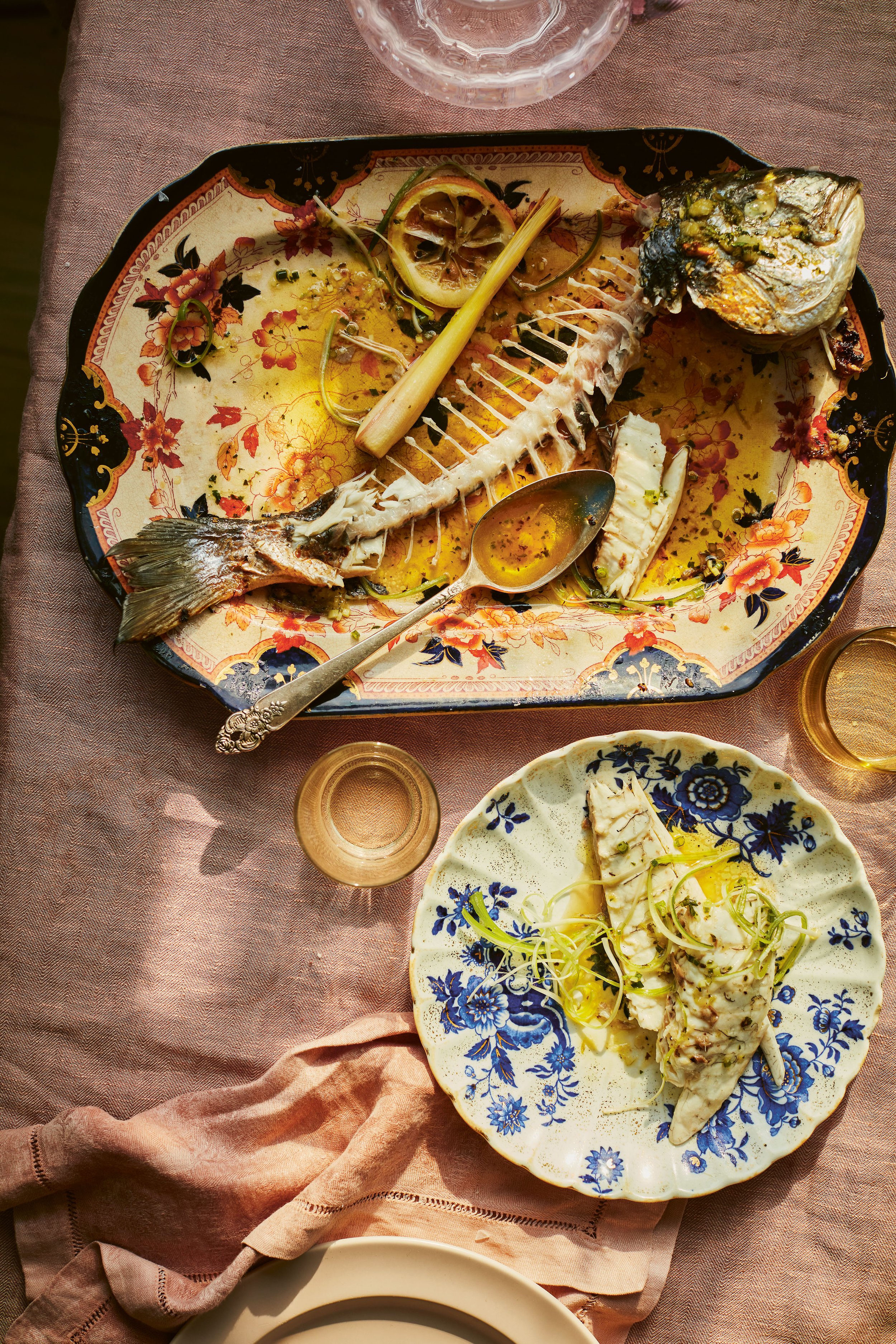 Sea Bream with Lemongrass and Herb Butter