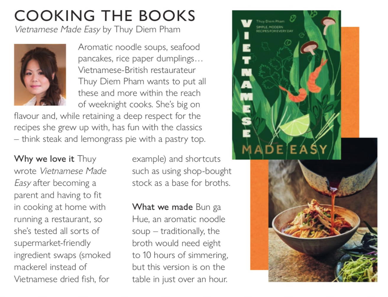 Cooking The Books - Vietnamese Made Easy by Thuy Diem Pham