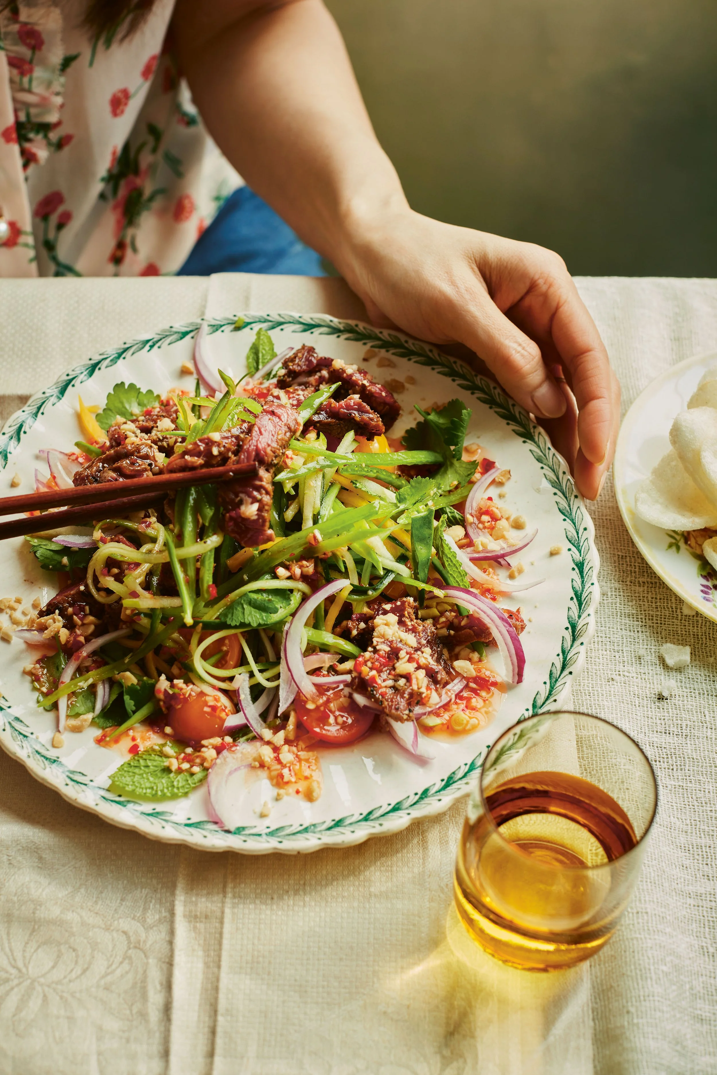 Sweet and Sour Beef Salad