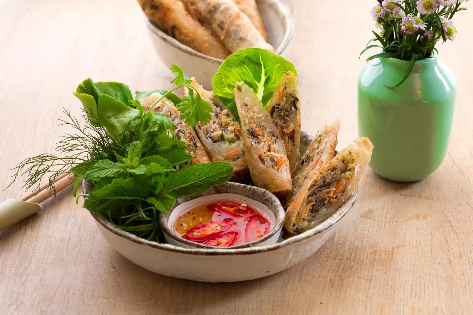 Vietnamese fried spring rolls