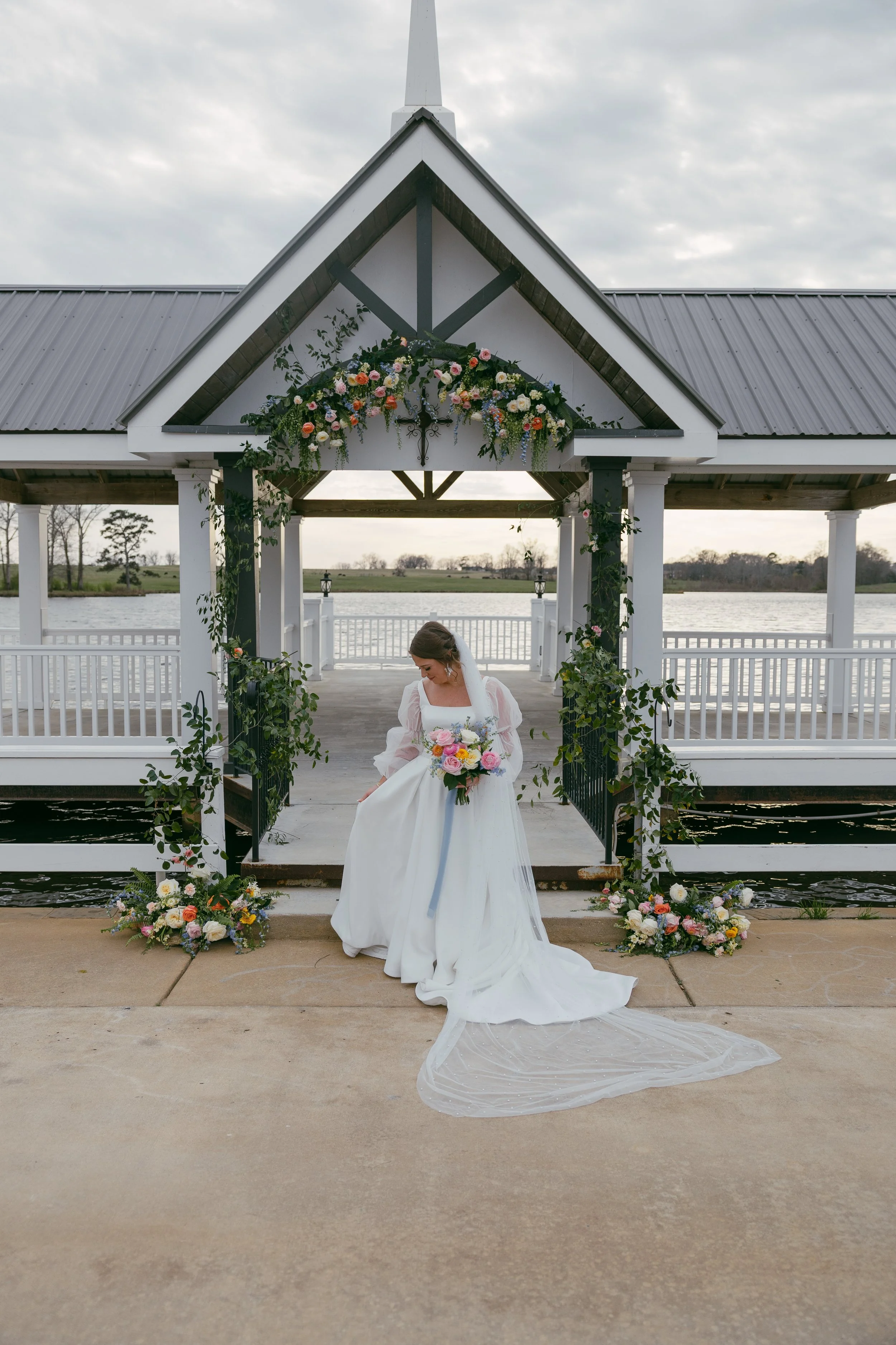 Spring Bride Under Arbor