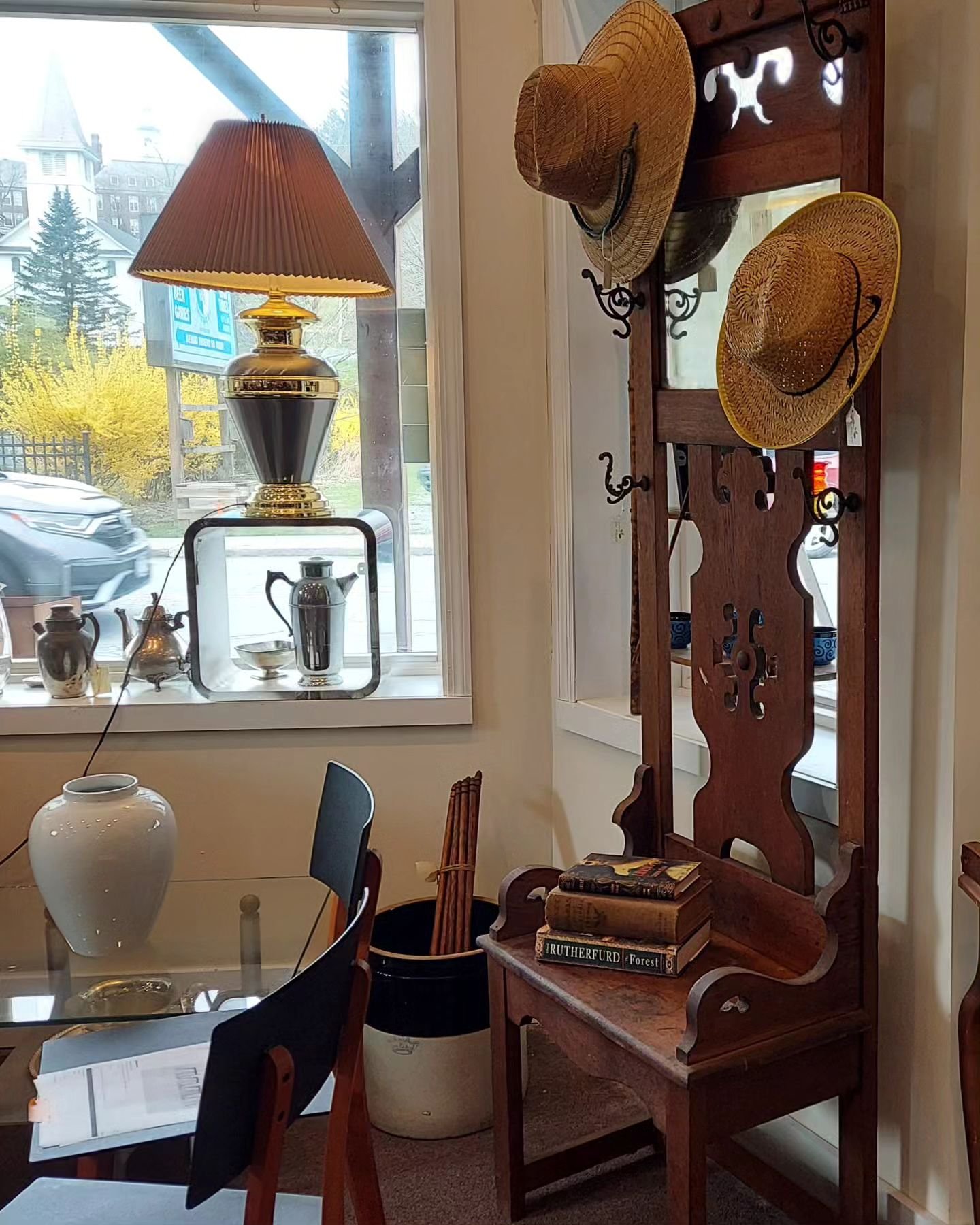 Hats. And a place to hang them.
Find both at The Furniture ReStore in Jeffersonville.