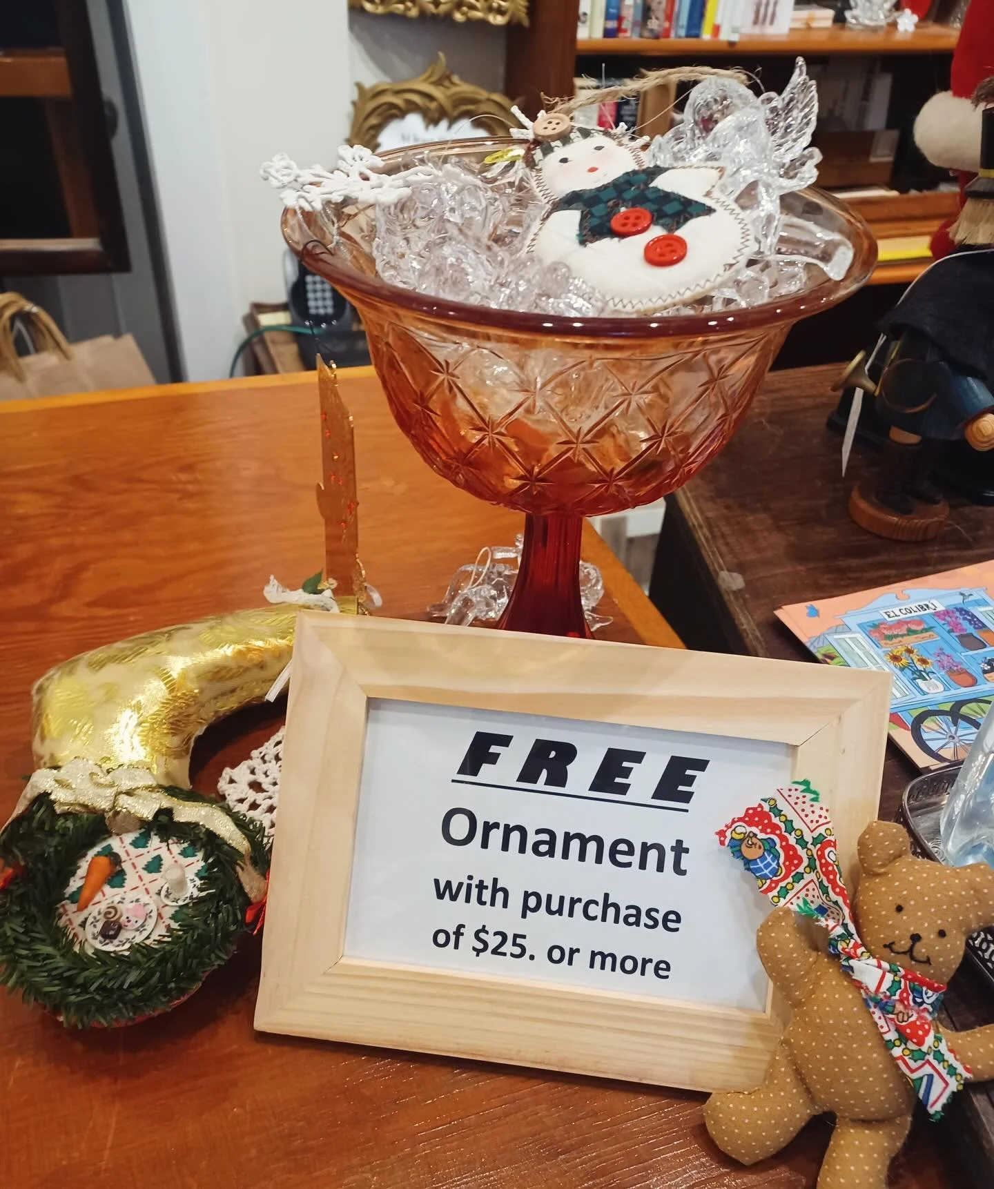 We&rsquo;re SO EXCITED for the Christmas season!!! So many new items are going to be popping in EVERY DAY! And we&rsquo;ve got the cutest vintage ornaments to gift to you when you spend $25 or more! 🎄 🎁 🔔