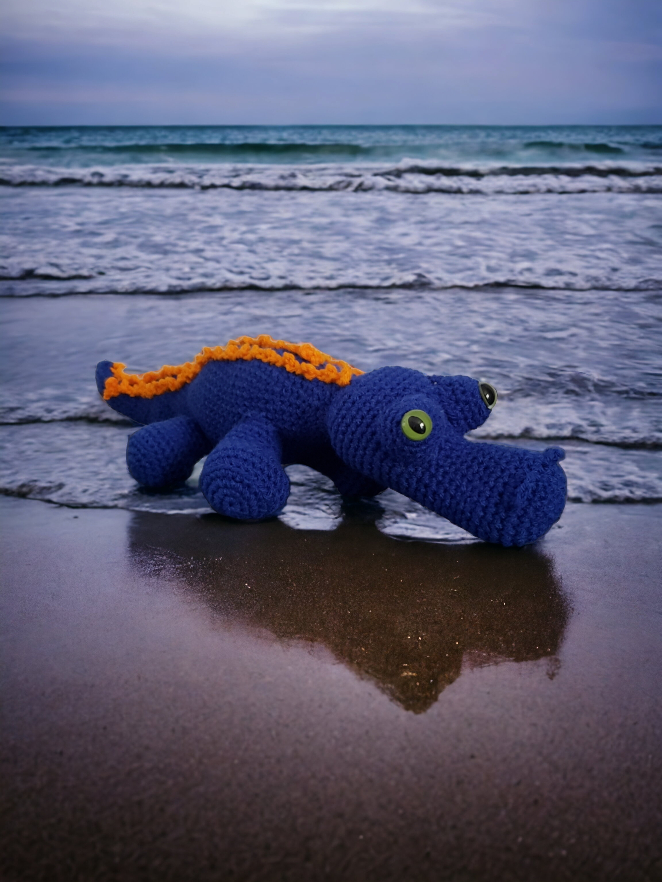 Crocheted Alligator