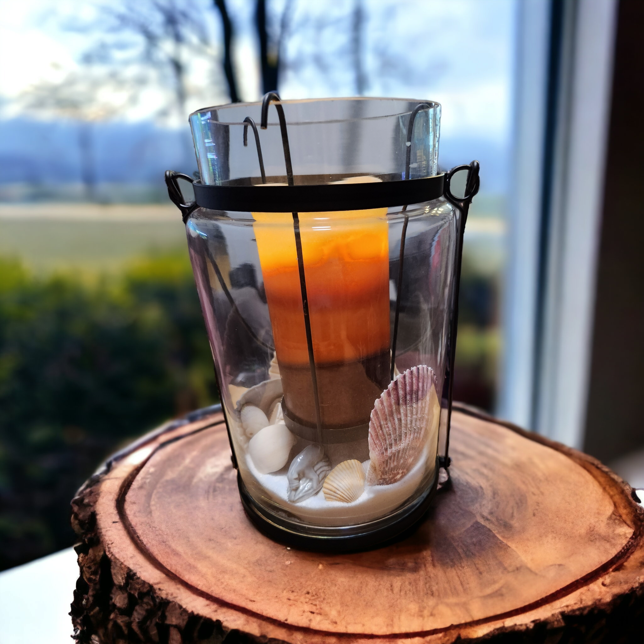 Beachscape with Candle
