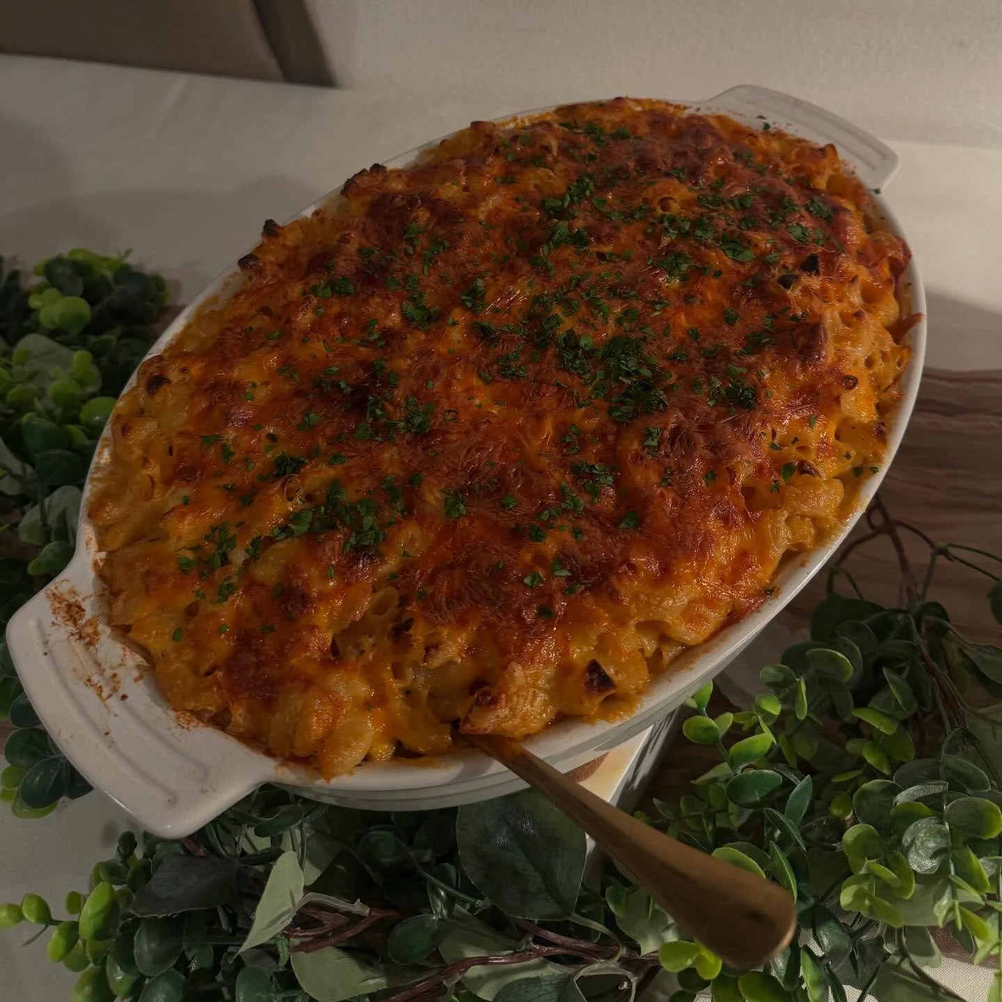 Jamaican Menu for 16 Guests

Baked Mac and Cheese
Jerk Chicken with Homemade BBQ Sauce
Rice and Peas
Stewed Cabbage
Plantains