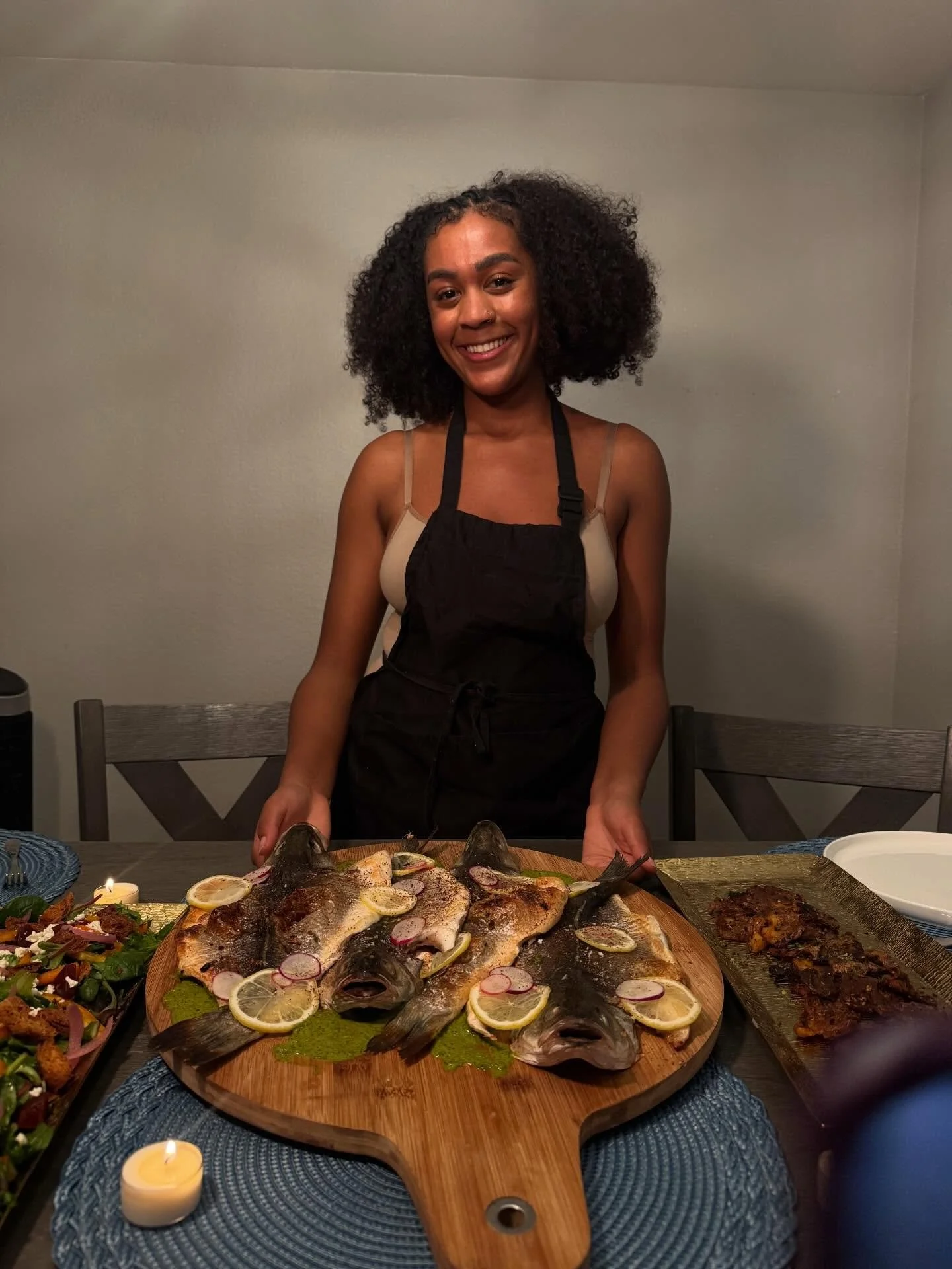 &ldquo;jordie i&rsquo;ve been craving a whole fish. Let&rsquo;s celebrate our birthdays and have YOU cook dinner?&rdquo; -words from @veemarie_23 😂

weeks later &amp; still celebrating! i had so much fun making dinner for my family. my sister made a