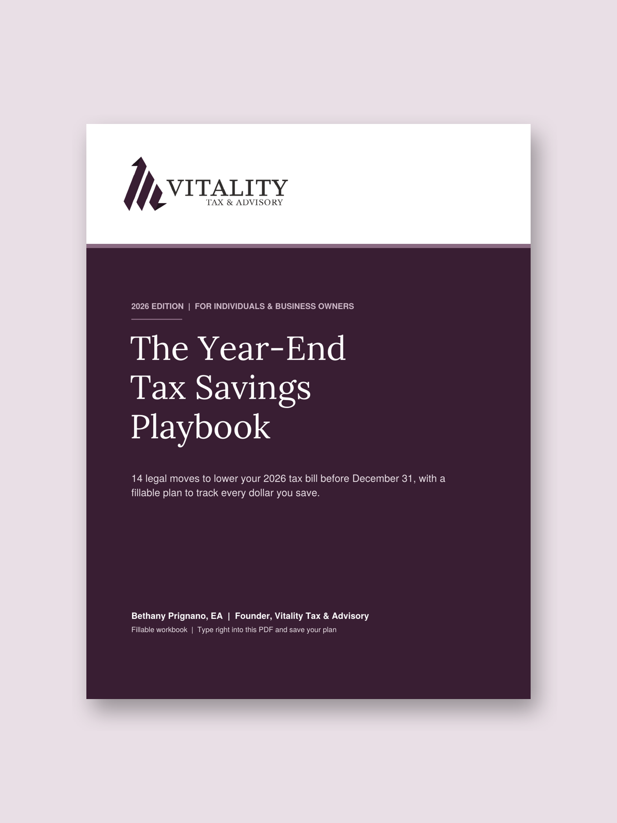 The Year-End Tax Savings Playbook 2026