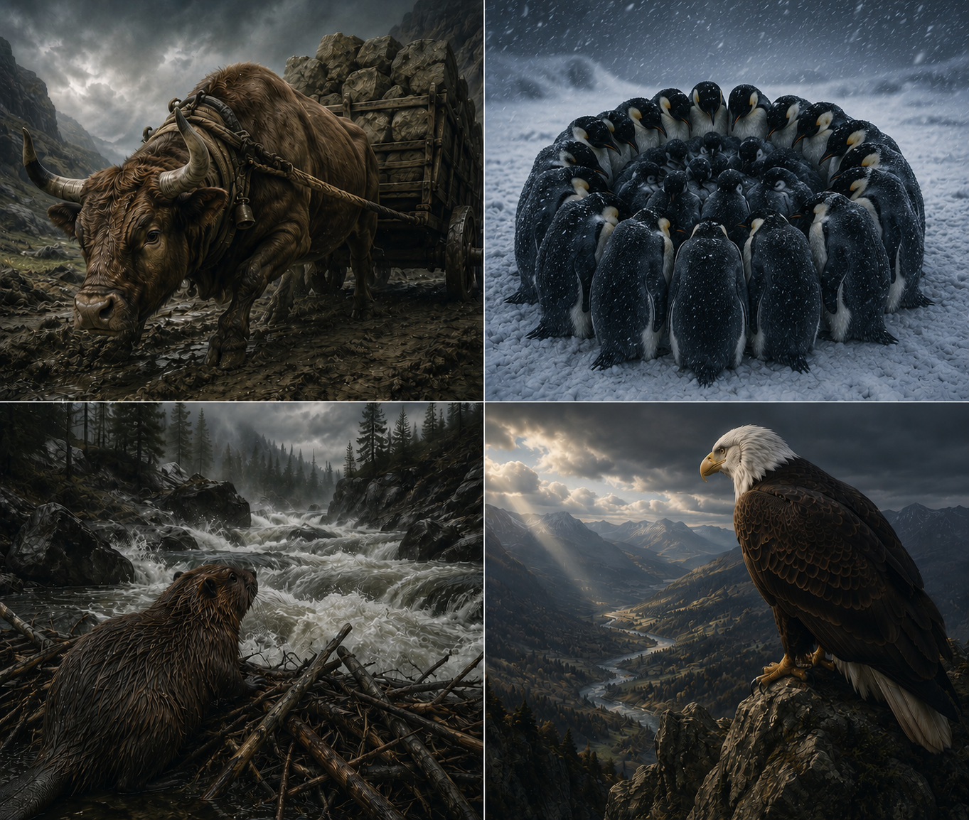 The Four Work Spirit Animals