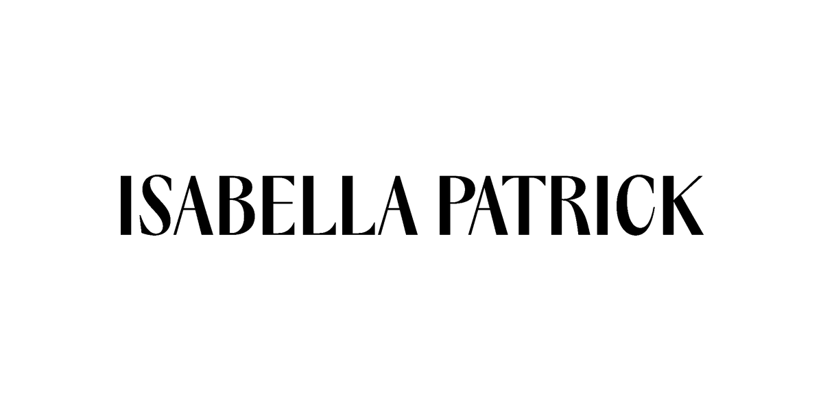 Text reading 'Isabella Patrick' in bold black font on a white background.