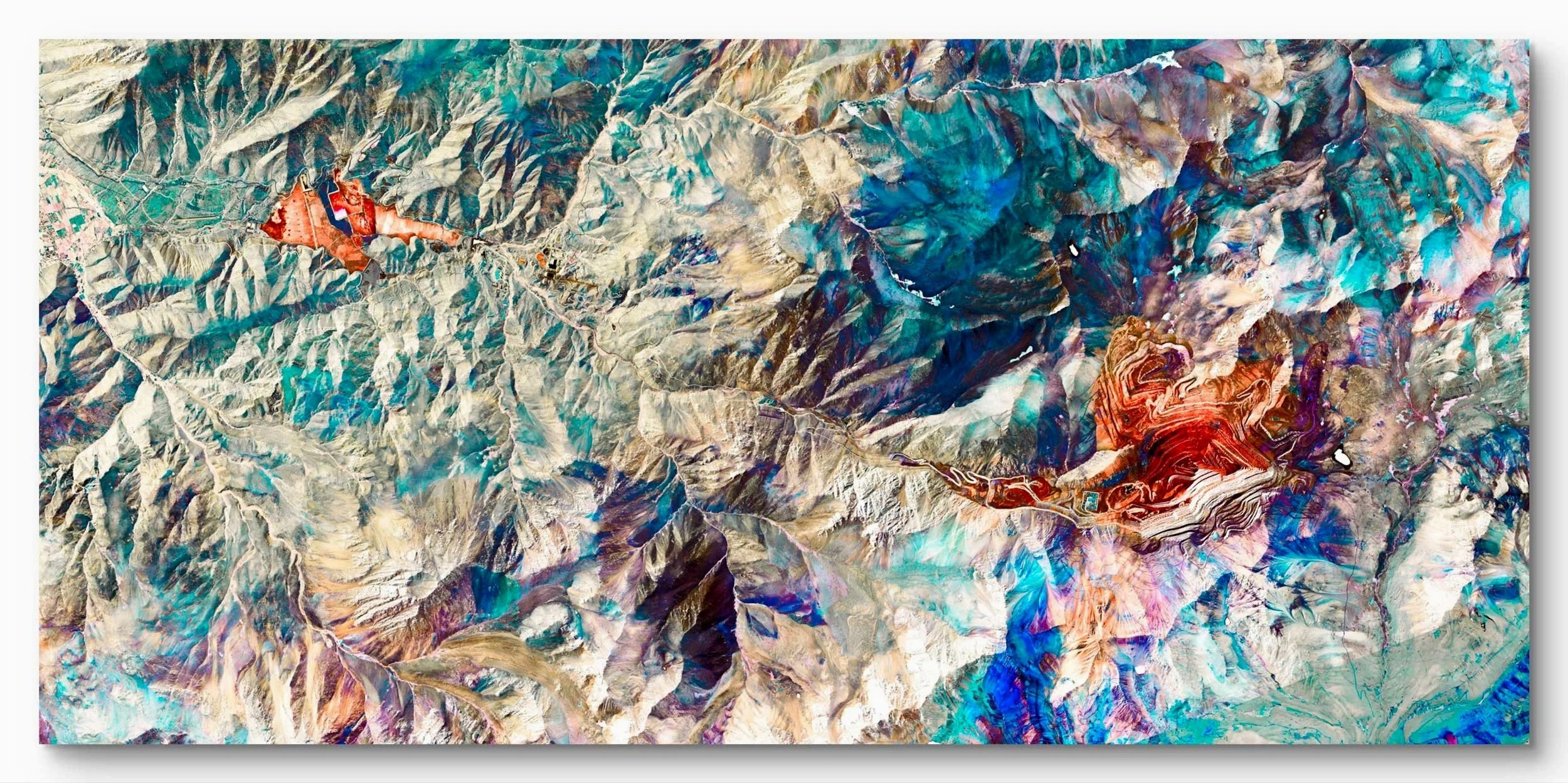 MINA LOS PELAMBRES - Coquimbo, Chile. 

Ultradistancia Color Mines Series - Archival Pigment Print Photography - Edition of 5 