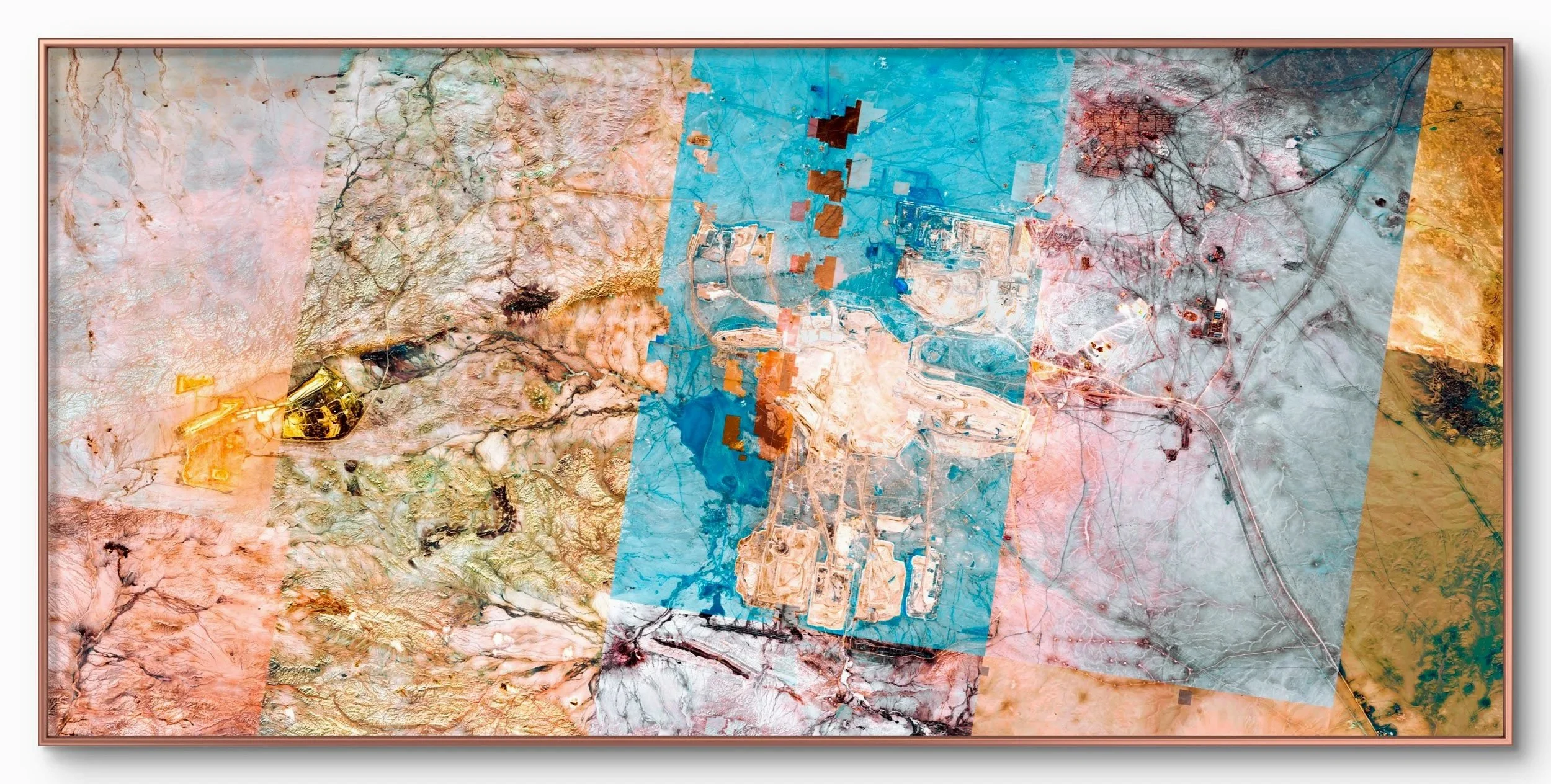 TAVAN TOLGOI MINE - Ömnögovi Province, Mongolia. 

Ultradistancia Color Mines Series - Archival Pigment Print Photography - Edition of 5 