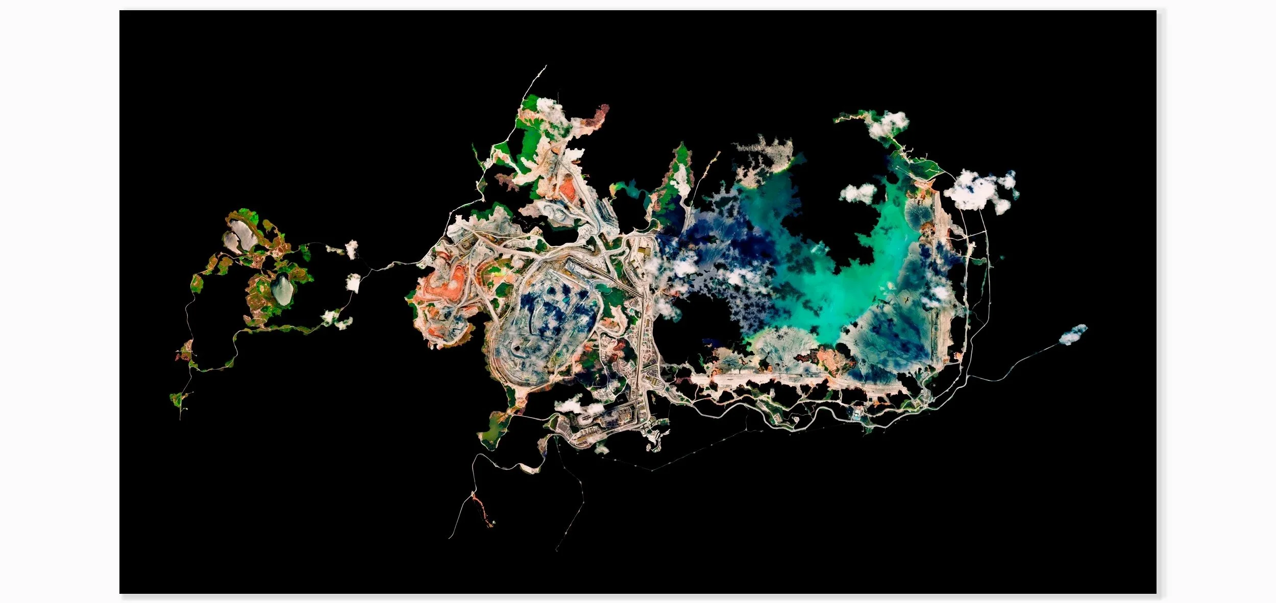 COBRE PANAMA MINE - Panamá.

Ultradistancia Black Mines Series - Archival Pigment Print Photography  - Edition of 5 