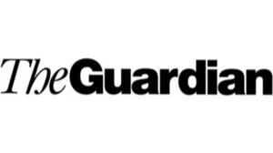 The Guardian logo in black text on a white background.