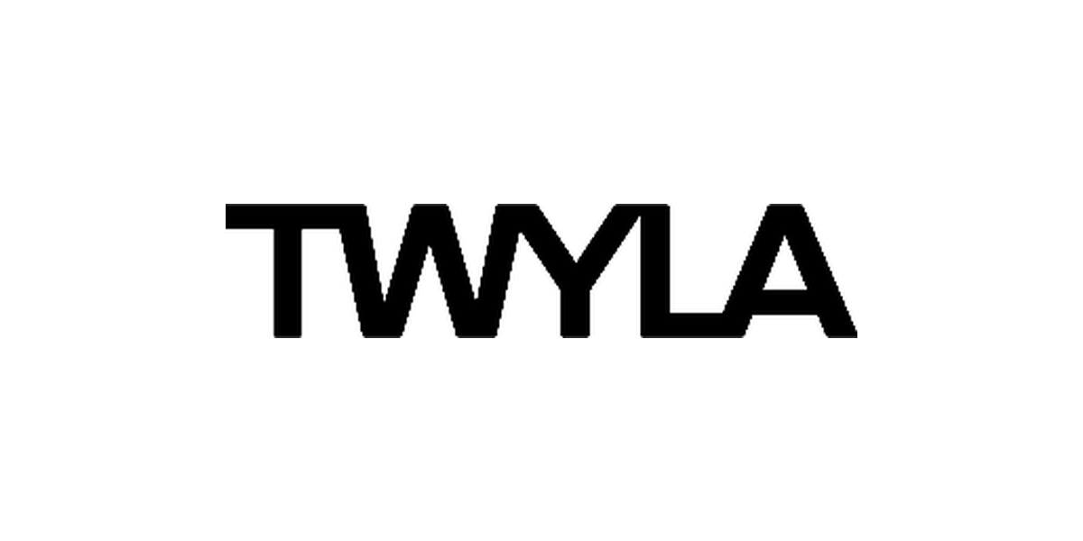 Black text spelling TMWLA on a white background