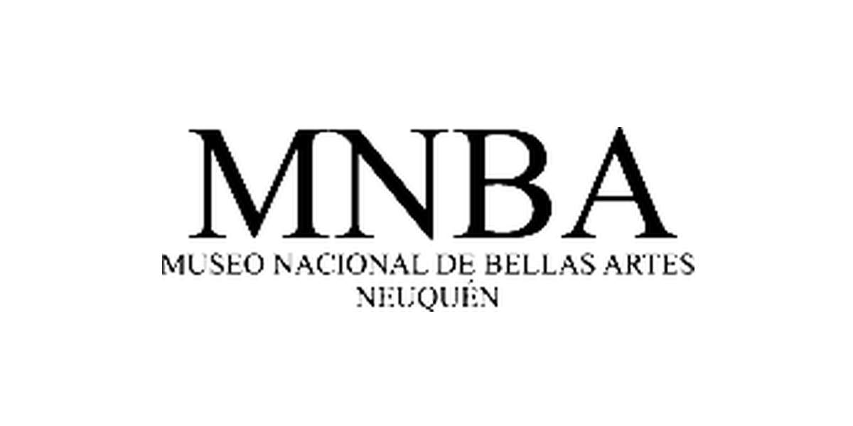 Logo of the Museo Nacional de Bellas Artes in Neuquén, Argentina, with large acronym MNBA and full name below.
