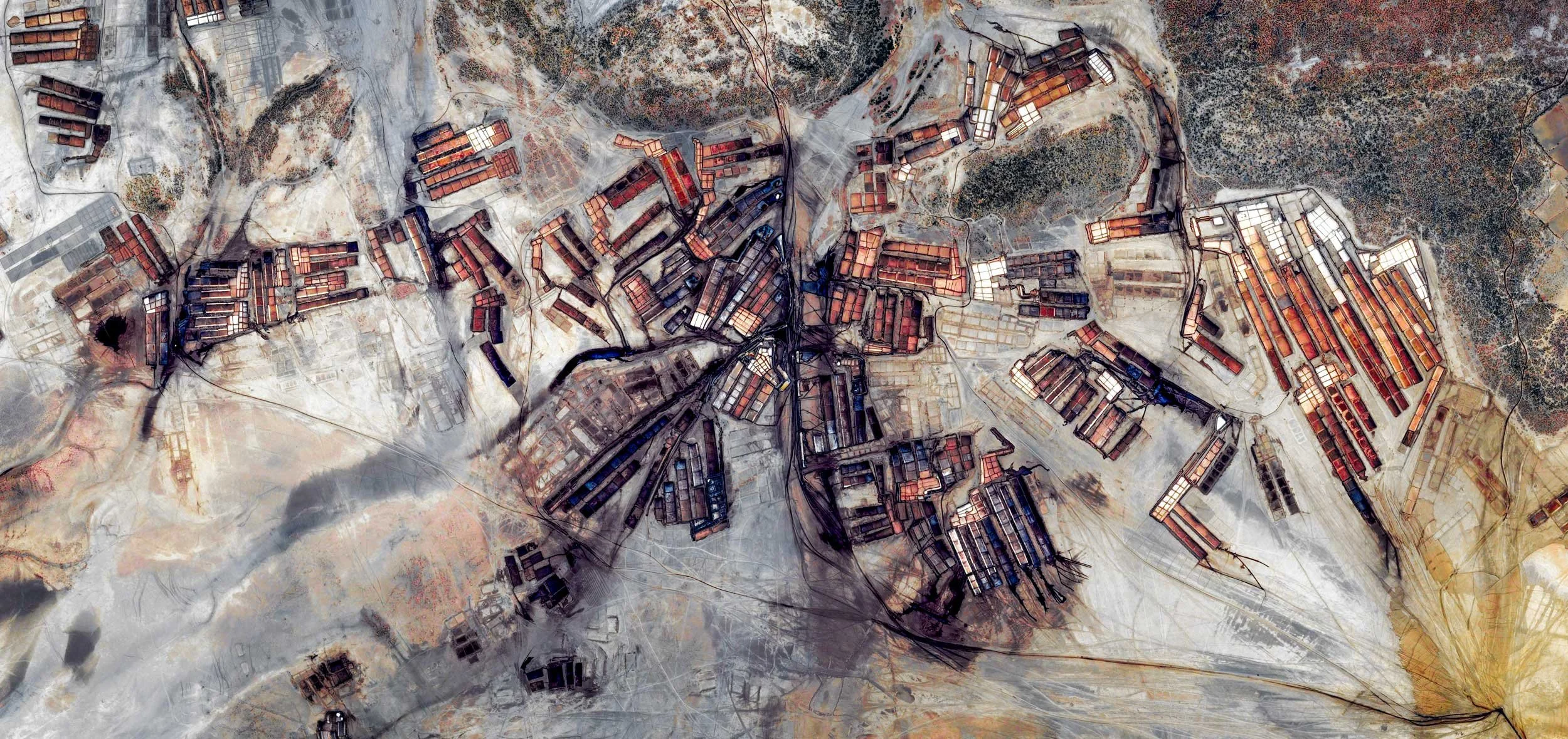 ANTARNES II  Gujarat, India. Ultradistancia Satellite Fine Art Selected Series