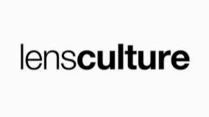 LensCulture logo with black text on a white background