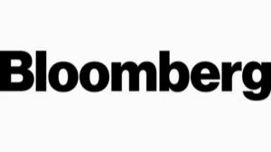 Bloomberg logo in black text on a white background