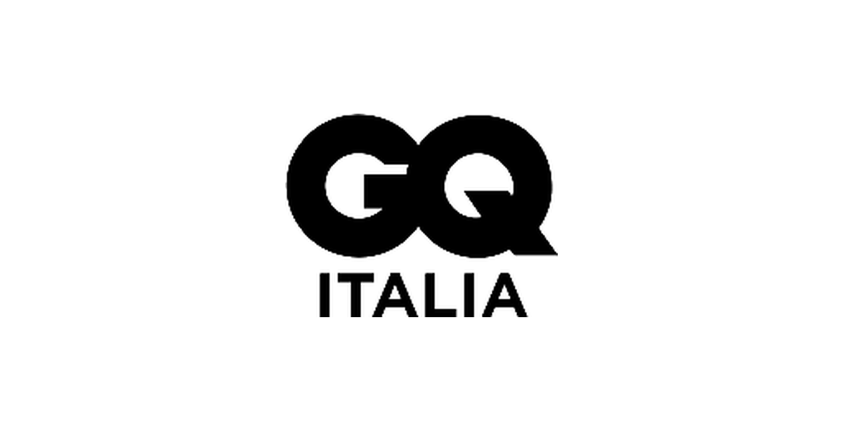 GQ Italia logo in black and white with stylized letters GQ and the word Italia below.