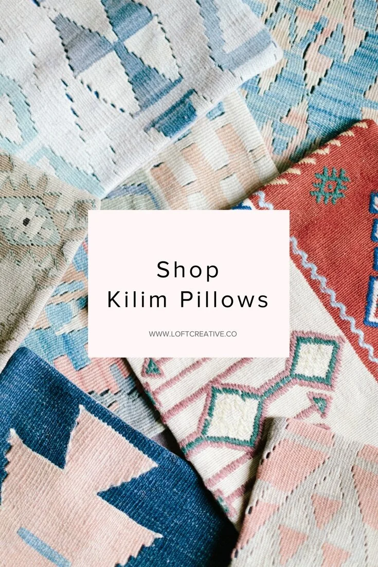 New Antique Kilim Pillow Covers in the Shop This Week! 