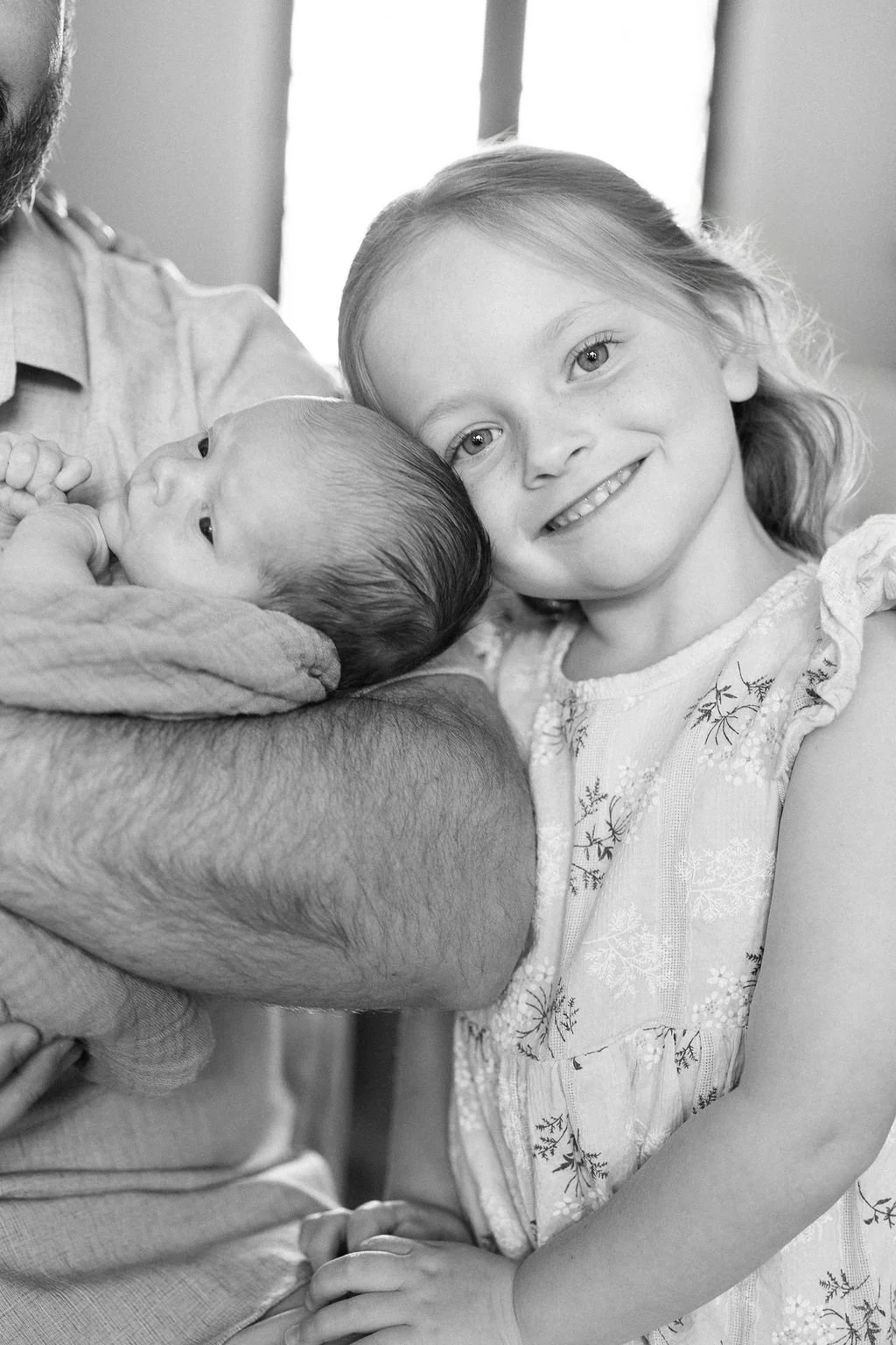 BLACK AND WHITE NEWBORN PHOTOGRAPHY PORTRAITS