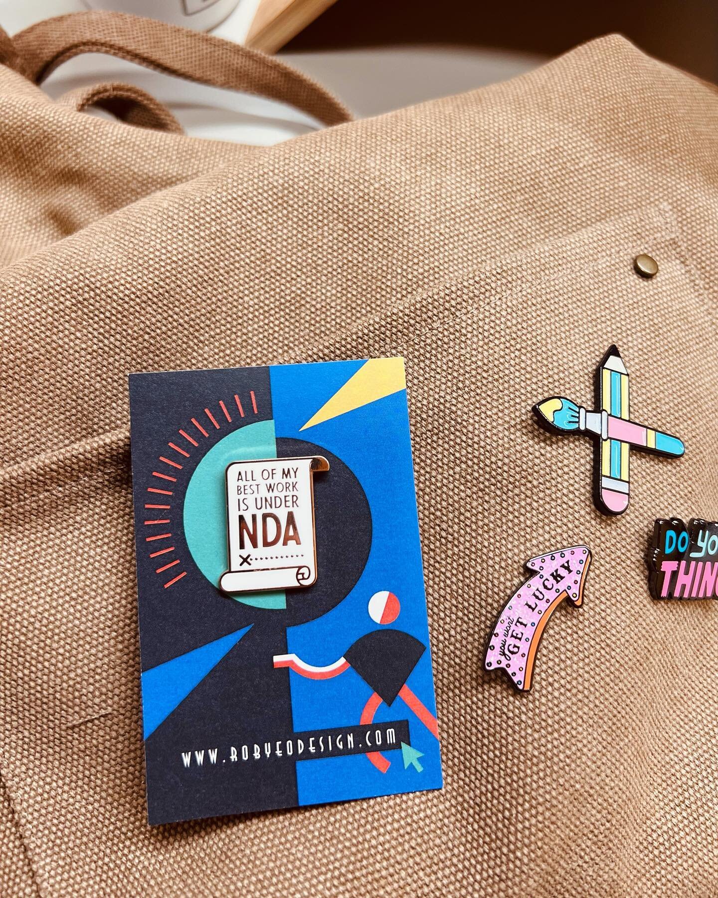 &ldquo;All of our best work is under NDA&rdquo; 🔐 

Cheers for the new pin on the workshop apron @robjyeo