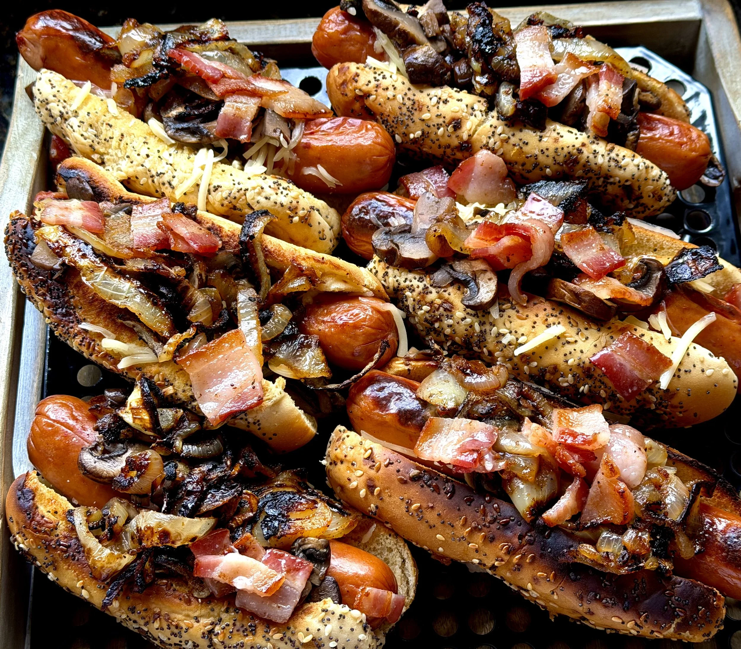 LOADED CHEDDAR HOT SMOKED SAUSAGES