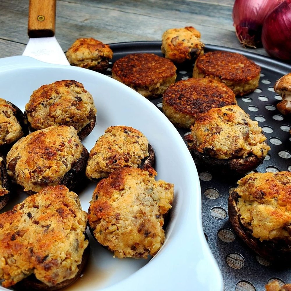 CINCINNATI'S BEST GOETTA STUFFED MUSHROOMS — Queen City Sausage