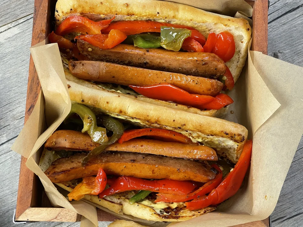 SMOKED ANDOUILLE SAUSAGE PO'BOY — Queen City Sausage