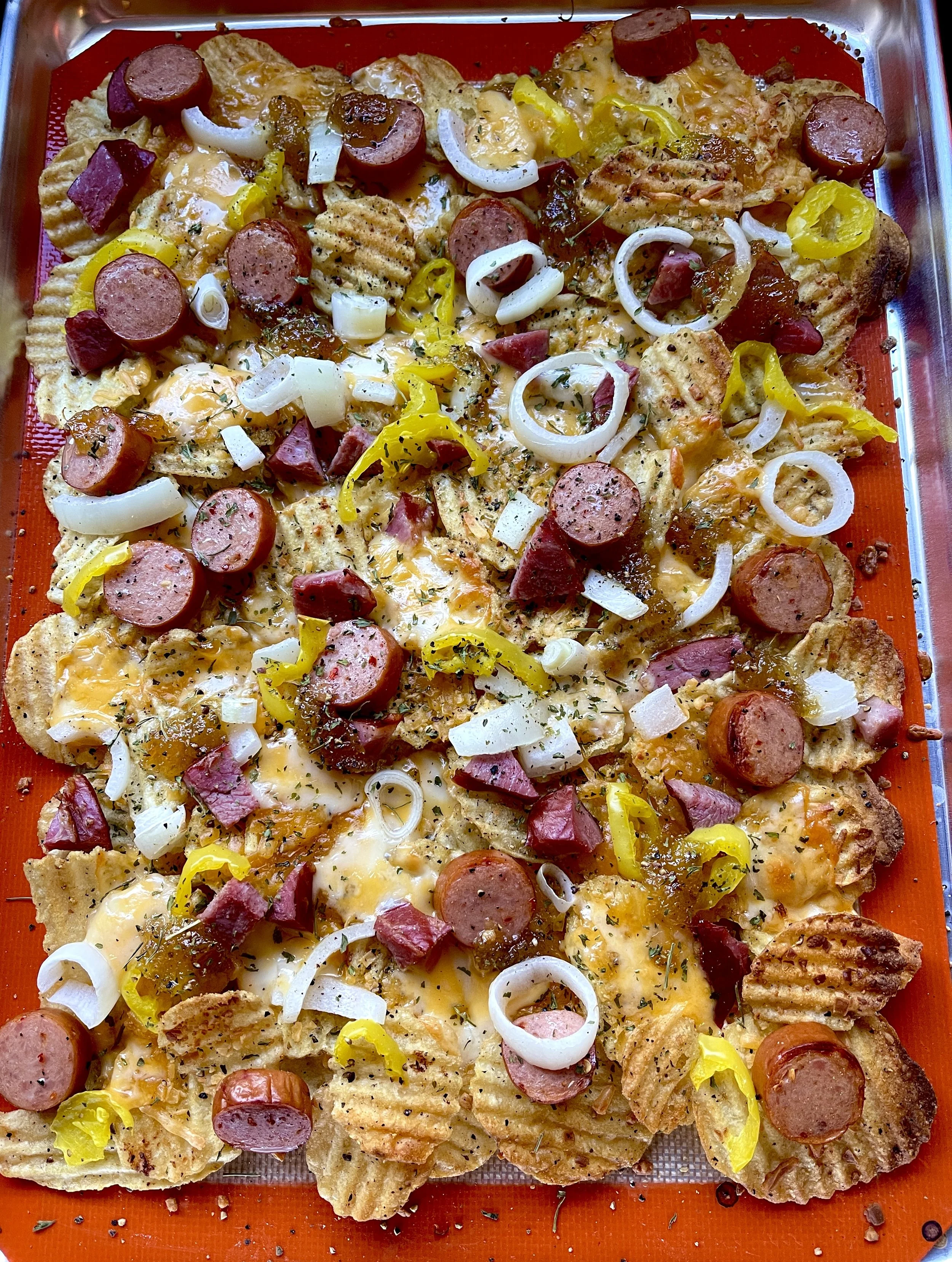 CHARCUTERIE NACHOS BAKE