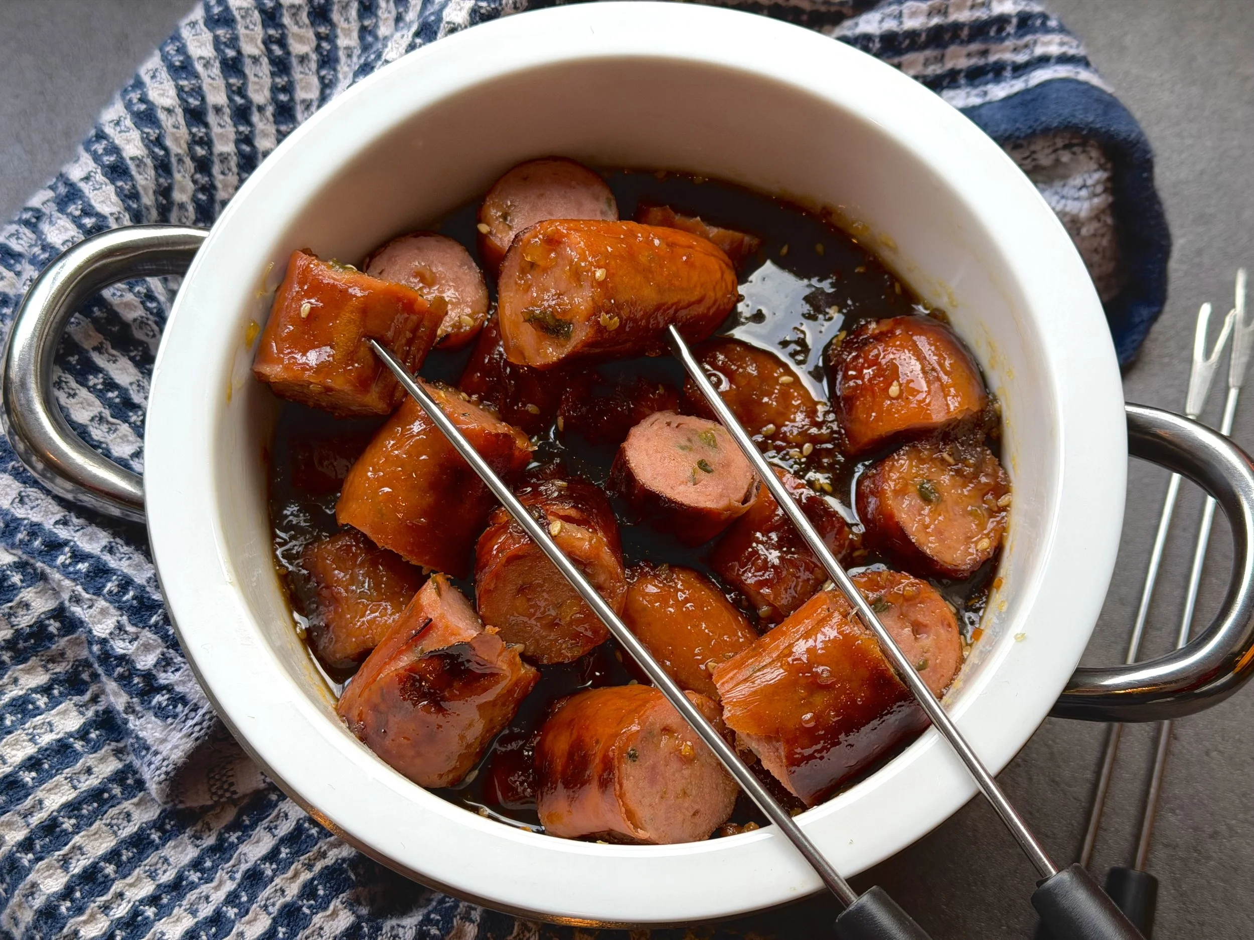 FIERY WICKED SMOKED SAUSAGE PARTY JAM