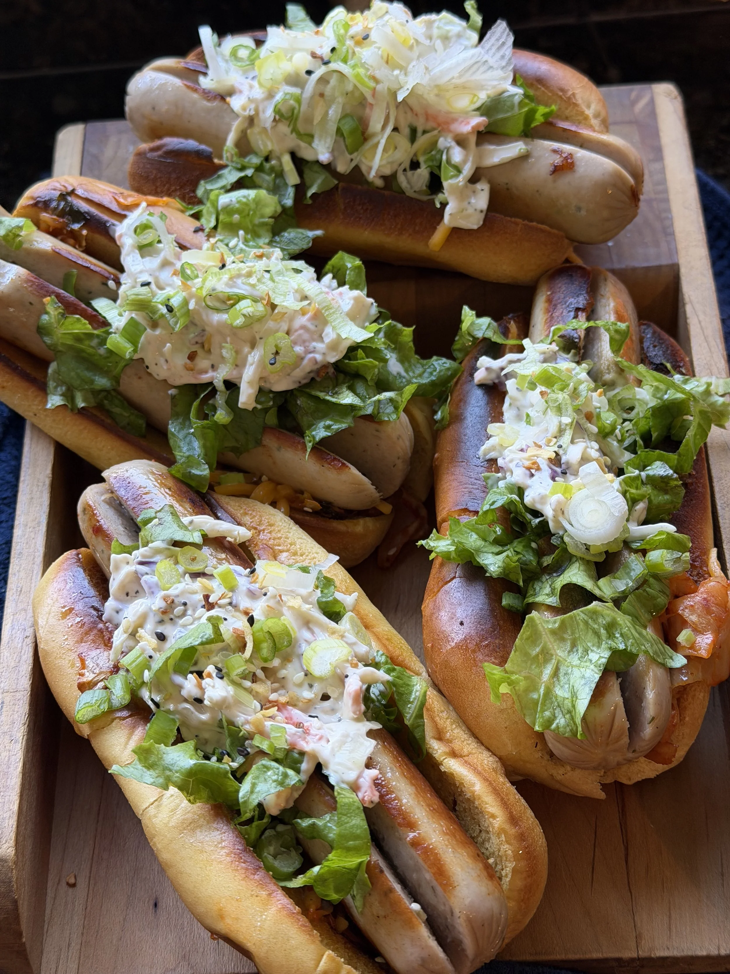 KOREAN KIMCHI DOGS